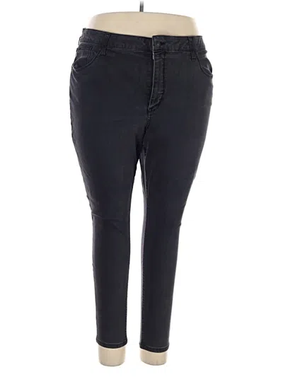 Pre-owned Ava & Viv Jeggings In Black