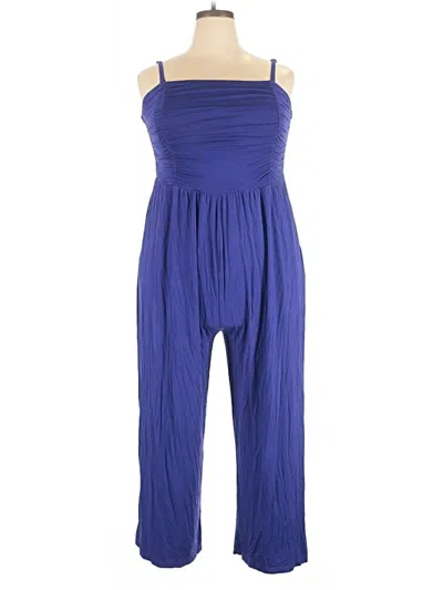 Pre-owned Ava & Viv Jumpsuit In Blue