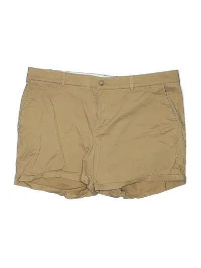 Pre-owned Ava & Viv Khaki Shorts In Brown