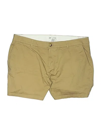 Pre-owned Ava & Viv Khaki Shorts In Brown
