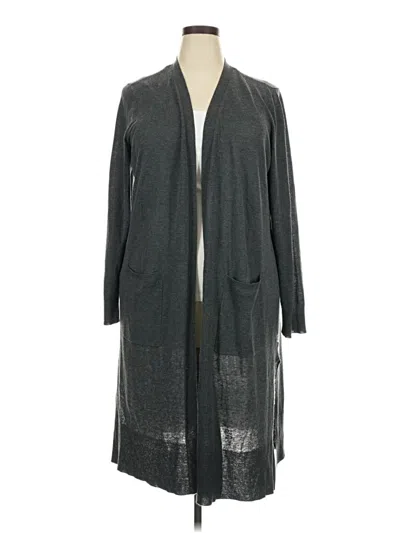Pre-owned Ava & Viv Kimono In Gray