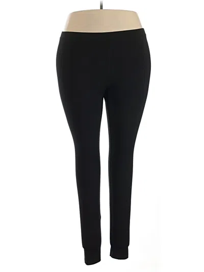 Pre-owned Ava & Viv Leggings In Black