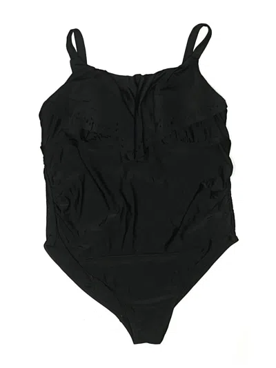Pre-owned Ava & Viv One Piece Swimsuit In Black