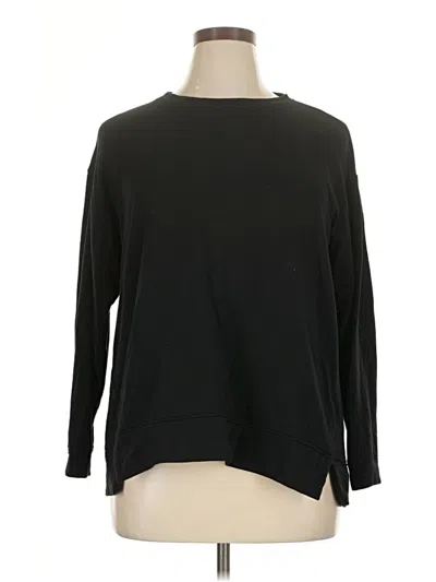 Pre-owned Ava & Viv Pullover Sweater In Black