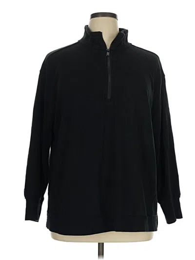 Pre-owned Ava & Viv Pullover Sweater In Black