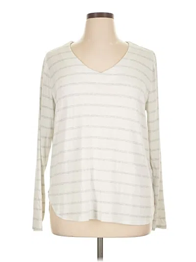 Pre-owned Ava & Viv Pullover Sweater In Ivory