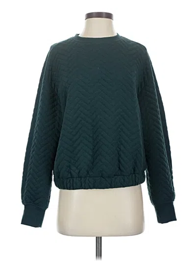 Pre-owned Ava & Viv Pullover Sweater In Teal
