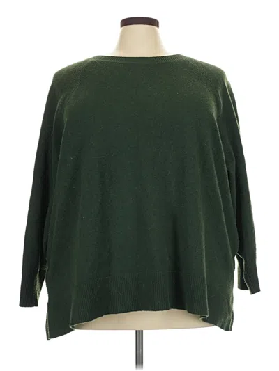 Pre-owned Ava & Viv Pullover Sweater In Teal