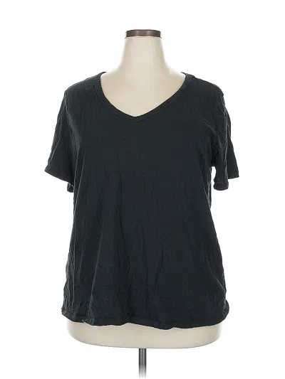 Pre-owned Ava & Viv Short Sleeve T-shirt In Black