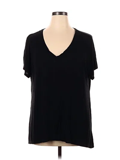 Pre-owned Ava & Viv Short Sleeve T-shirt In Black