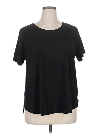Pre-owned Ava & Viv Short Sleeve T-shirt In Black