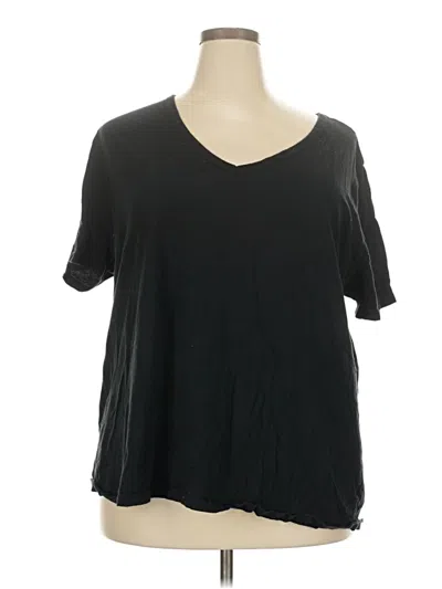 Pre-owned Ava & Viv Short Sleeve T-shirt In Black
