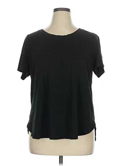 Pre-owned Ava & Viv Short Sleeve T-shirt In Black