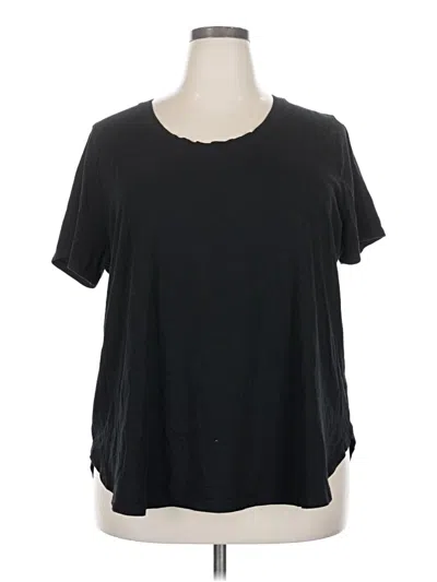Pre-owned Ava & Viv Short Sleeve T-shirt In Black