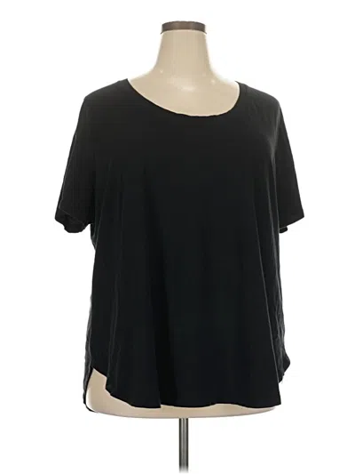 Pre-owned Ava & Viv Short Sleeve T-shirt In Black