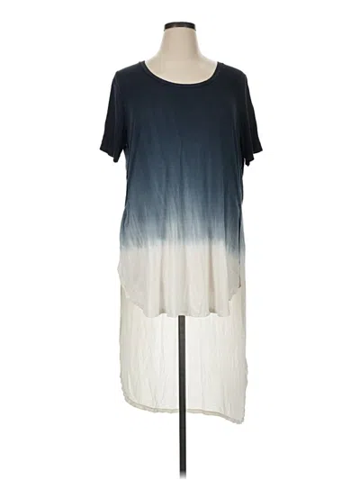 Pre-owned Ava & Viv Short Sleeve T-shirt In Blue
