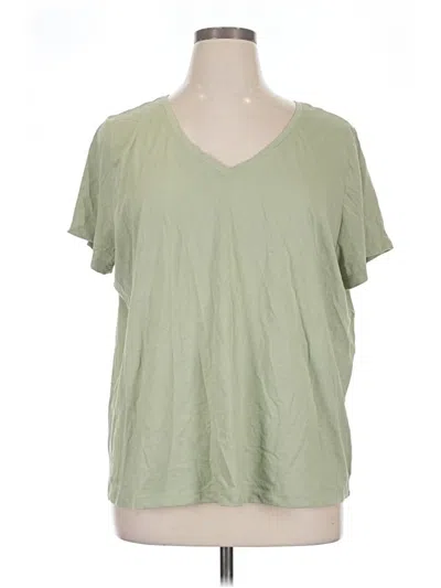 Pre-owned Ava & Viv Short Sleeve T-shirt In Green