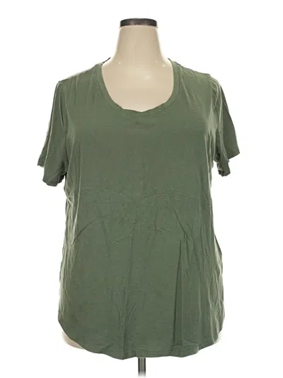 Pre-owned Ava & Viv Short Sleeve T-shirt In Green
