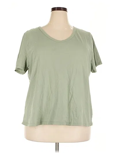 Pre-owned Ava & Viv Short Sleeve T-shirt In Green