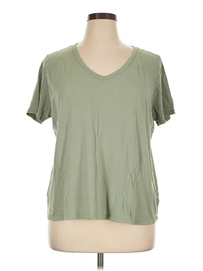 Pre-owned Ava & Viv Short Sleeve T-shirt In Green