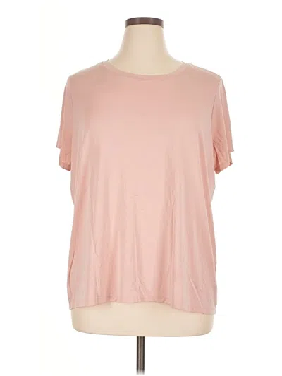 Pre-owned Ava & Viv Short Sleeve T-shirt In Pink