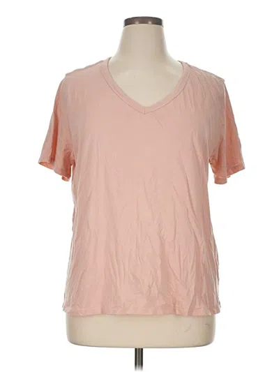 Pre-owned Ava & Viv Short Sleeve T-shirt In Pink