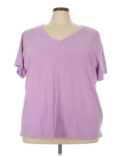 Pre-owned Ava & Viv Short Sleeve T-shirt In Tan