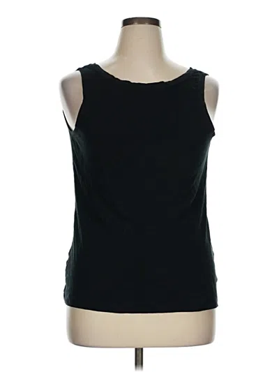 Pre-owned Ava & Viv Sleeveless T-shirt In Black