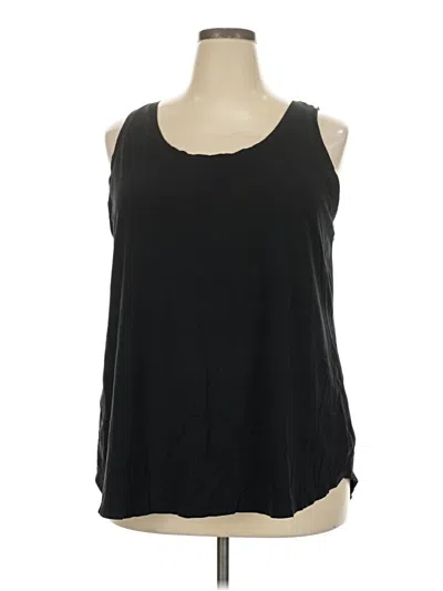 Pre-owned Ava & Viv Sleeveless T-shirt In Black