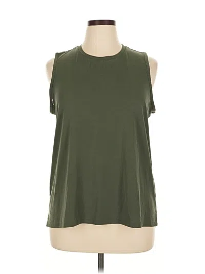 Pre-owned Ava & Viv Sleeveless T-shirt In Green