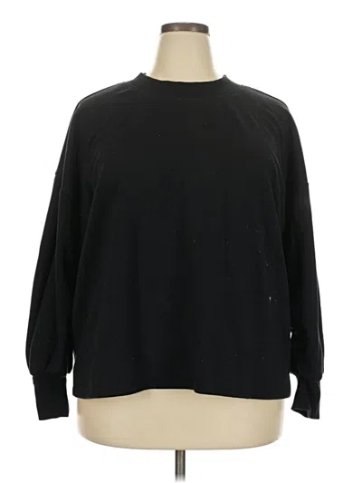 Pre-owned Ava & Viv Sweatshirt In Black