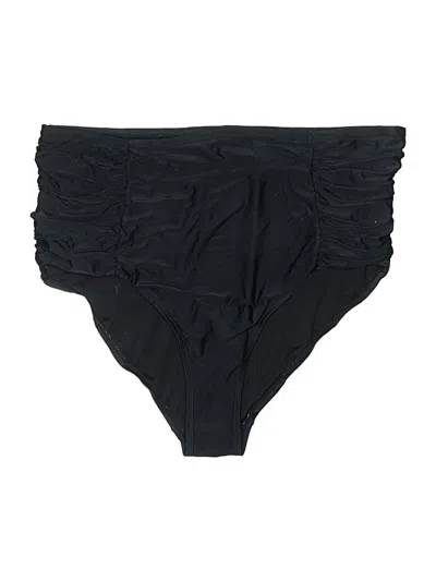 Pre-owned Ava & Viv Swimsuit Bottoms In Black