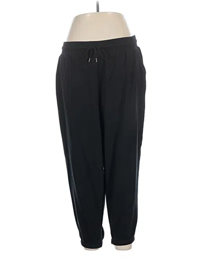 Pre-owned Ava & Viv Track Pants In Black