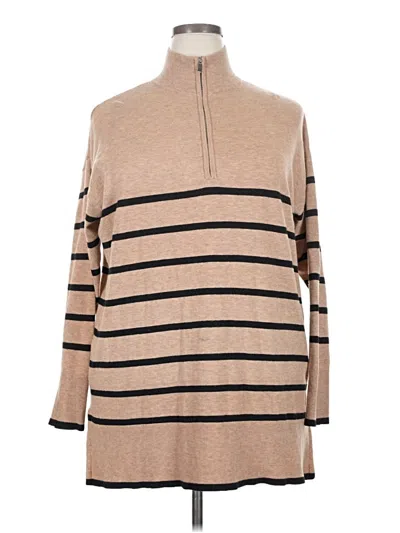 Pre-owned Ava & Viv Turtleneck Sweater In Brown
