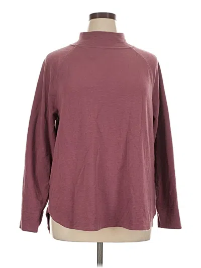 Pre-owned Ava & Viv Turtleneck Sweater In Burgundy