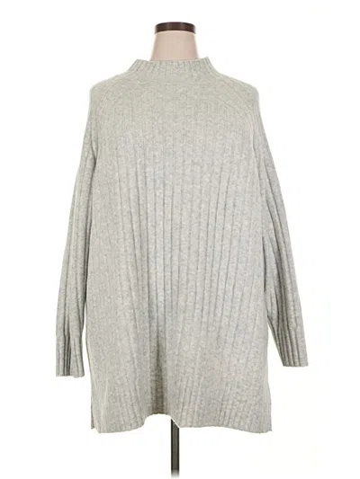 Pre-owned Ava & Viv Turtleneck Sweater In Gray