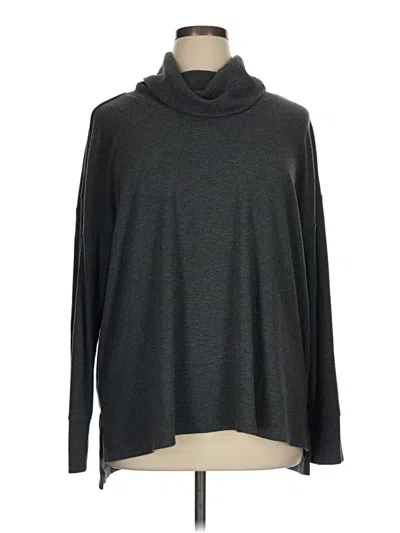 Pre-owned Ava & Viv Turtleneck Sweater In Gray