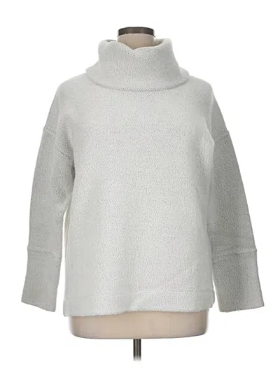 Pre-owned Ava & Viv Turtleneck Sweater In Silver