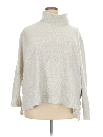 Pre-owned Ava & Viv Turtleneck Sweater In Silver