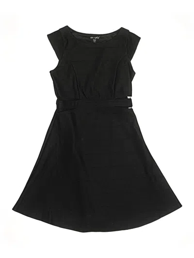 Pre-owned Ava & Yelly Kids' Dress In Black