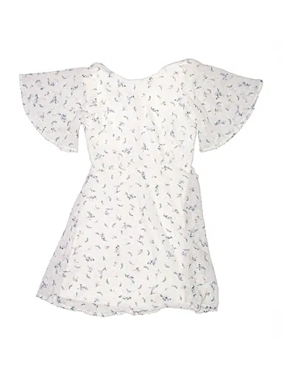 Pre-owned Ava & Yelly Kids' Dress In White