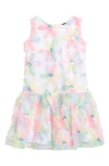 AVA & YELLY AVA & YELLY KIDS' 3D FLORAL DRESS
