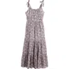 Ava & Yelly Kids' Emma Tiered Maxi Dress In Multi
