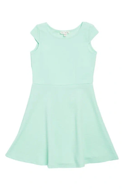 Ava & Yelly Kids' Knot Back Textured Knot Top In Mint