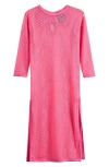 Ava & Yelly Kids' Mesh Long Sleeve Cover-up Maxi Dress