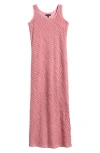Ava & Yelly Kids' Ruffle Maxi Slipdress In Mauve