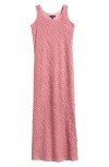 Ava & Yelly Kids' Ruffle Maxi Slipdress In Purple