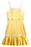 Ava & Yelly Kids' Ruffle Satin Party Dress
