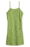 Ava & Yelly Kids' Ruffle Slipdress In Green