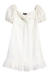 Ava & Yelly Kids' Twist Front Clip Dot Party Dress